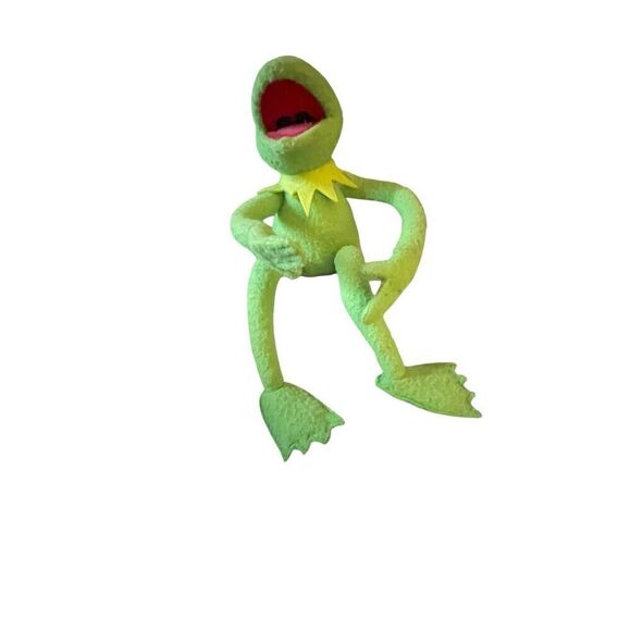 Applause Green Muppets Kermit the Frog Poseable Bendable Plush Toy 14" - Picture 5 of 15